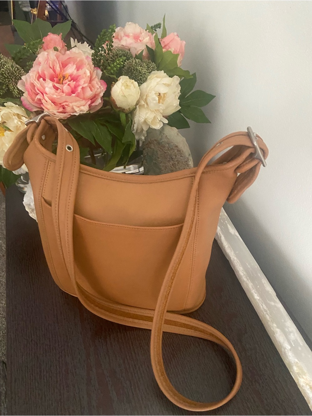 Vintage Coach Slim Duffle